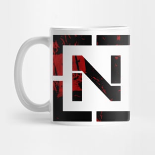 Rock red black nin Mug